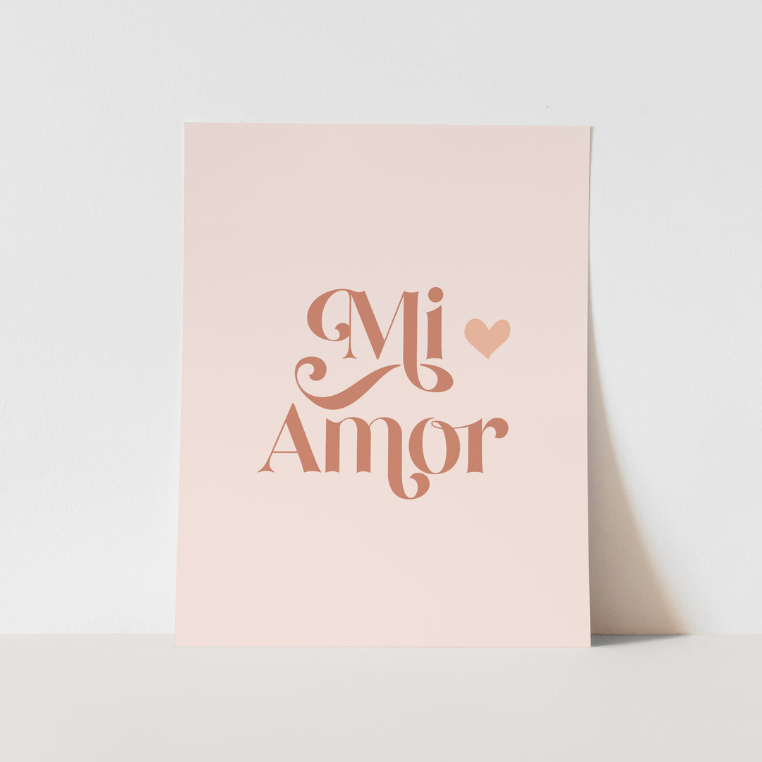 Mi Amore Art Print