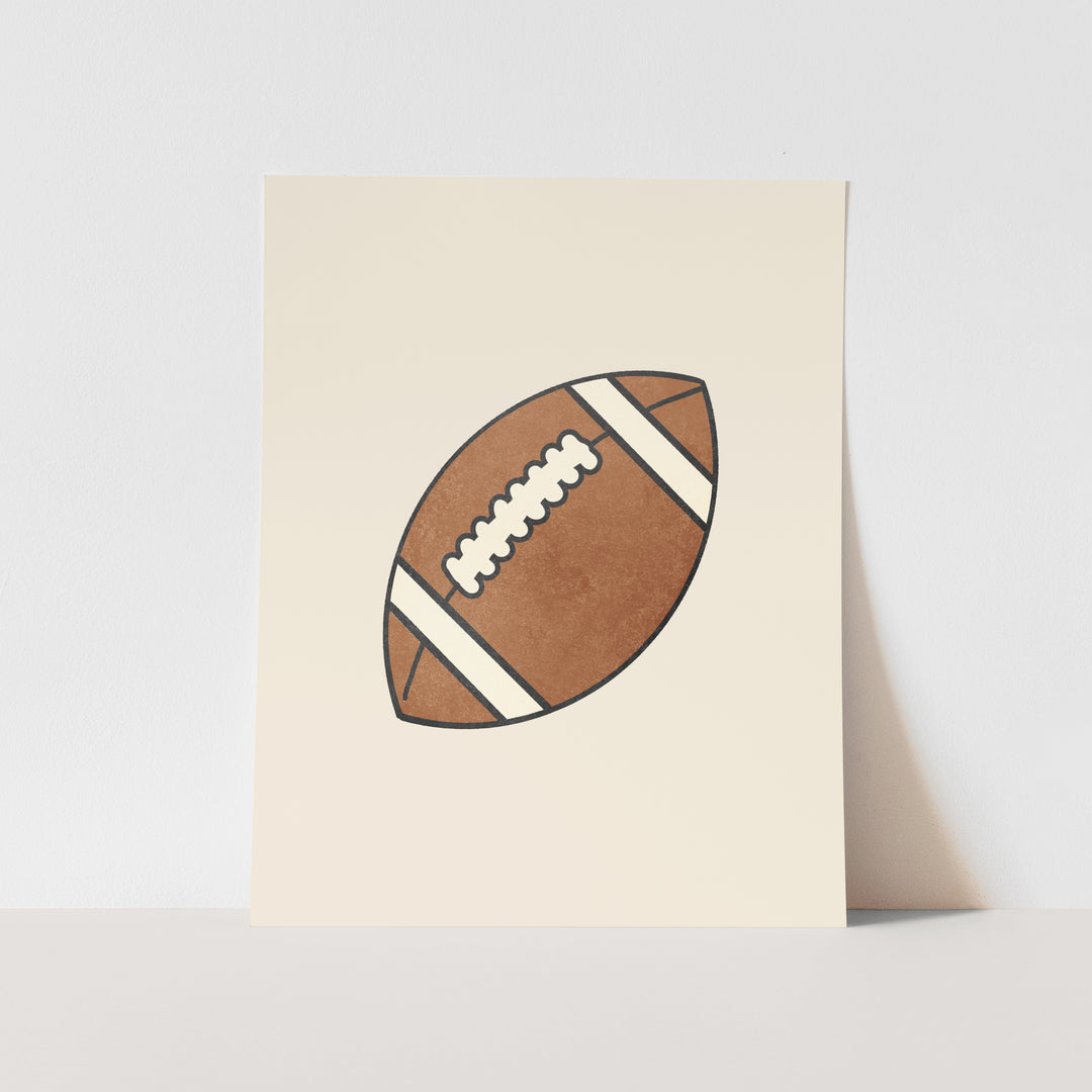 Just a Football Art Print