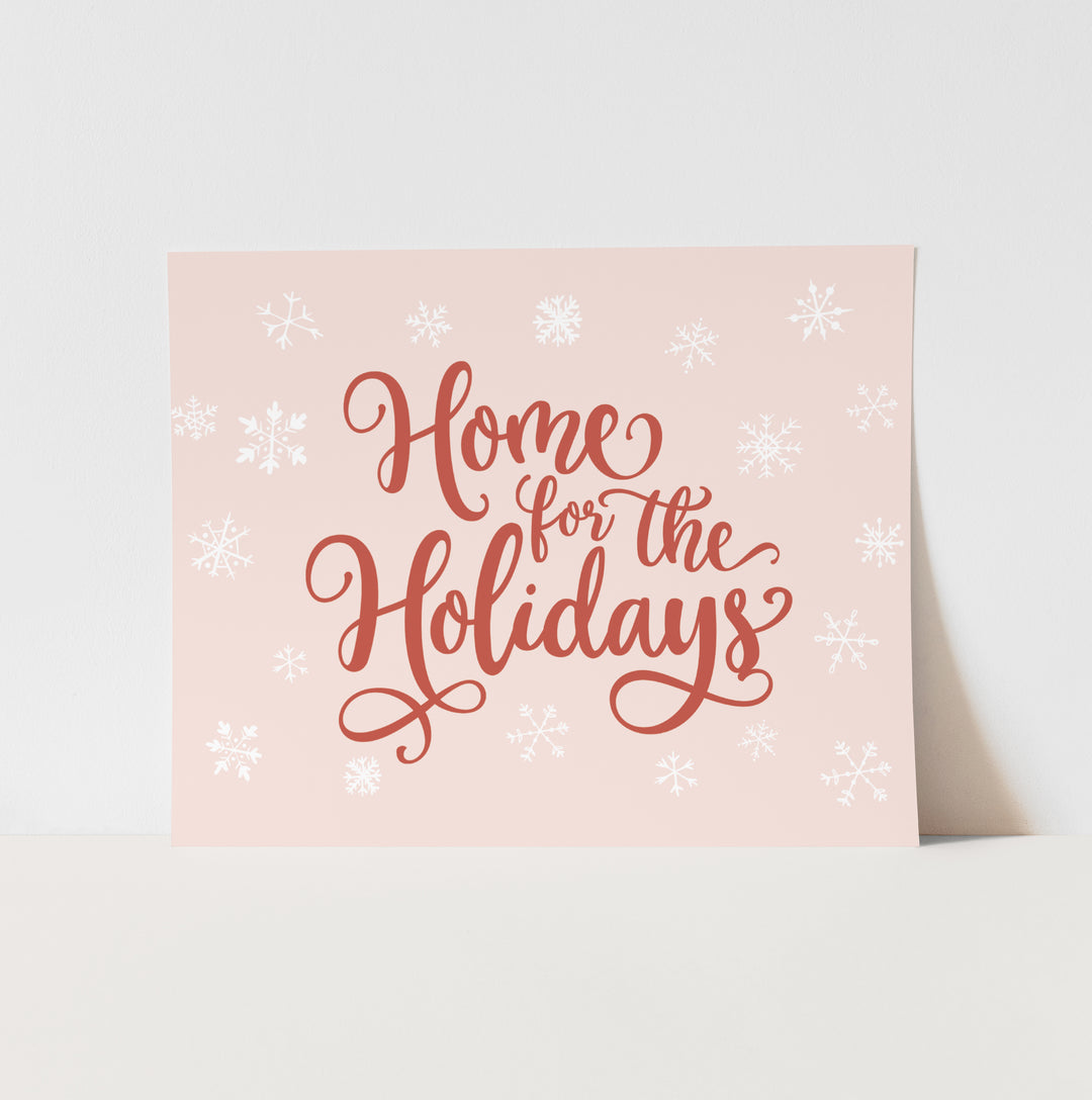 Home for the Holidays Art Print