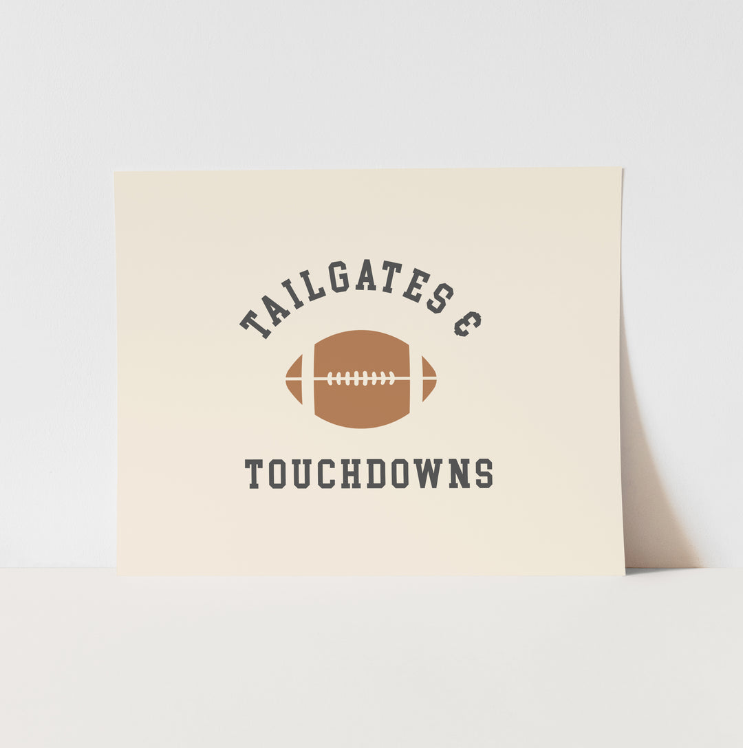 Tailgates and Touchdowns Art Print