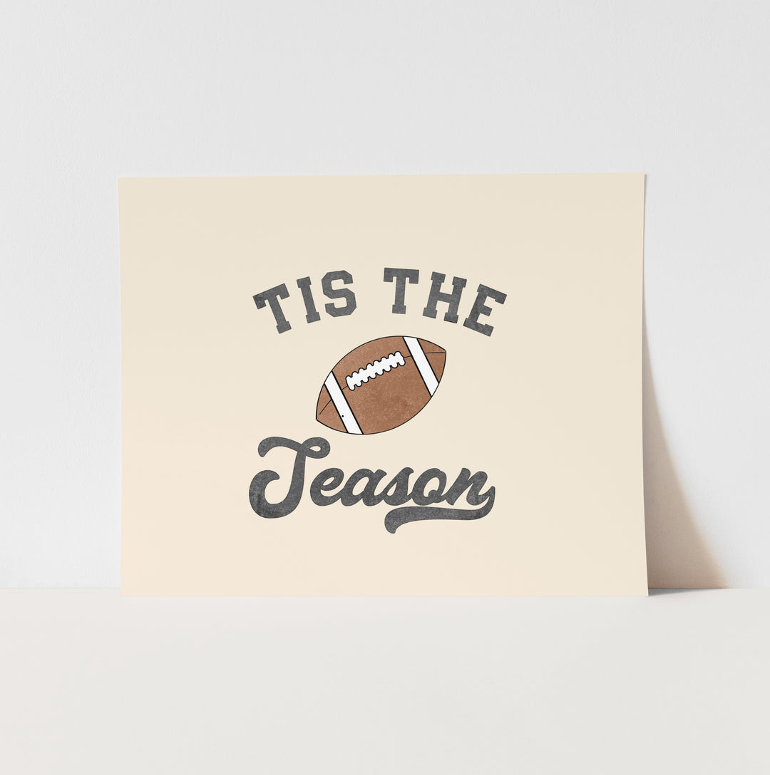 {Neutral} Football Tis The Season Art Print