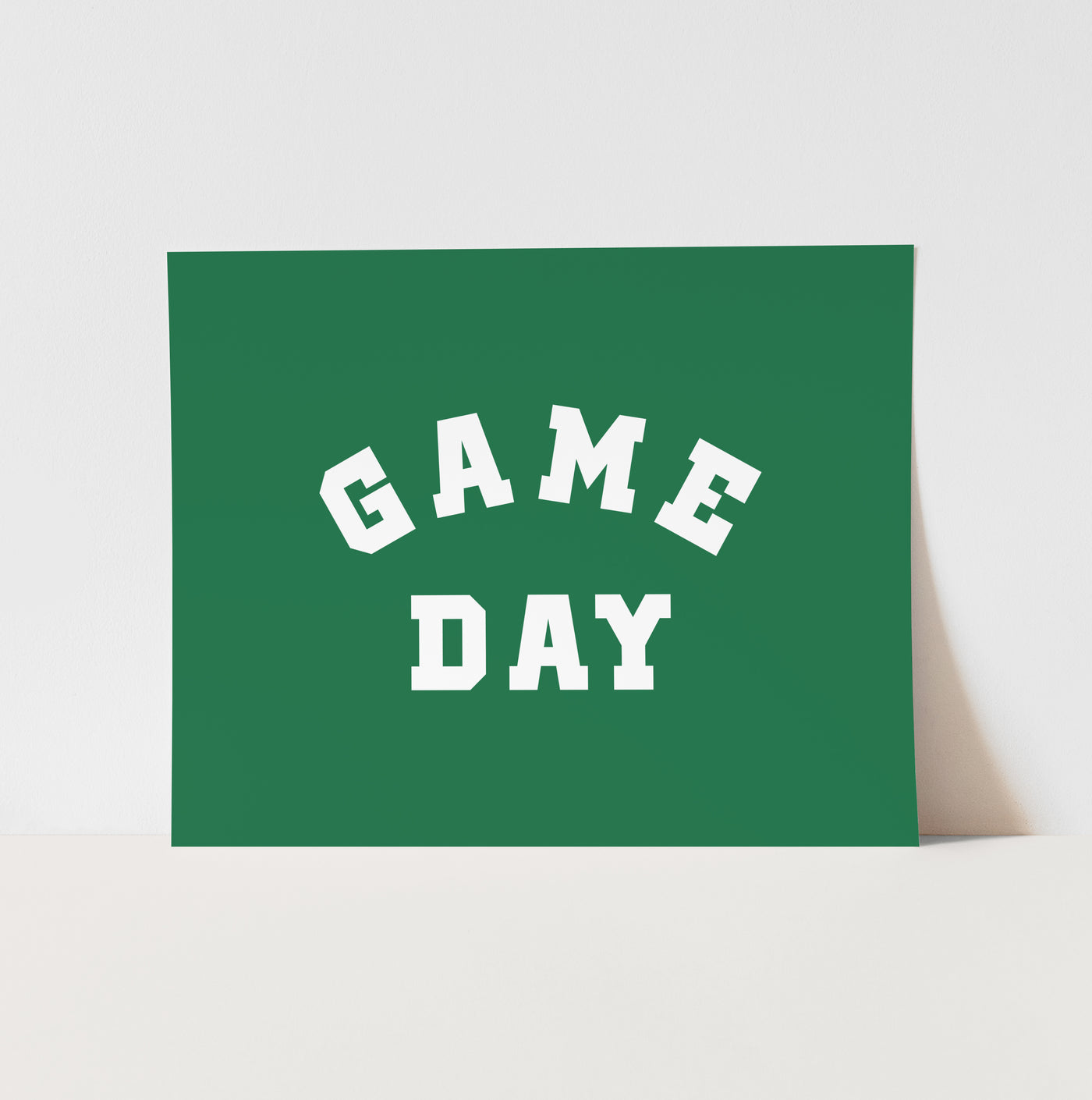 Art Print: {Green} Game Day
