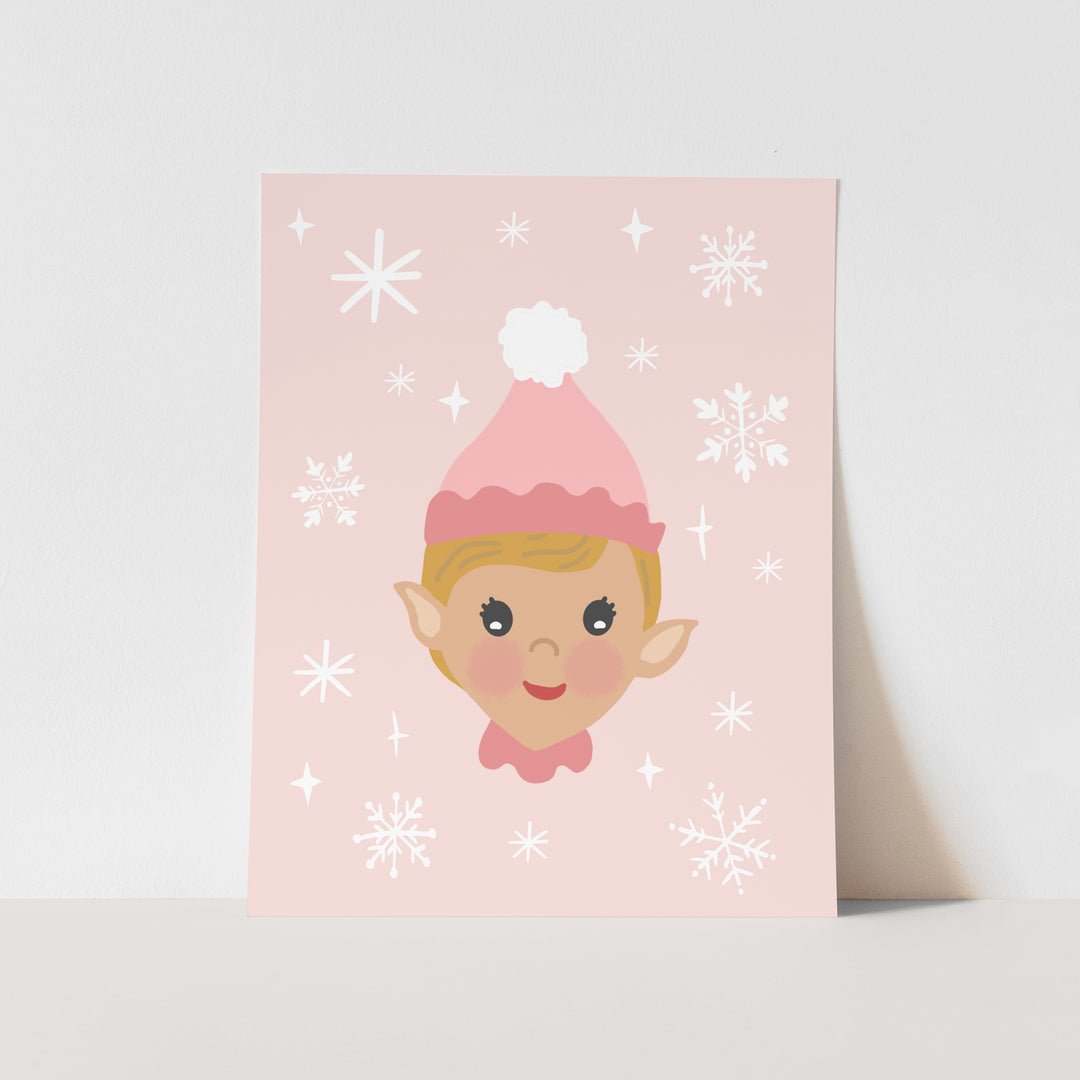 {Pink} Elf Art Print