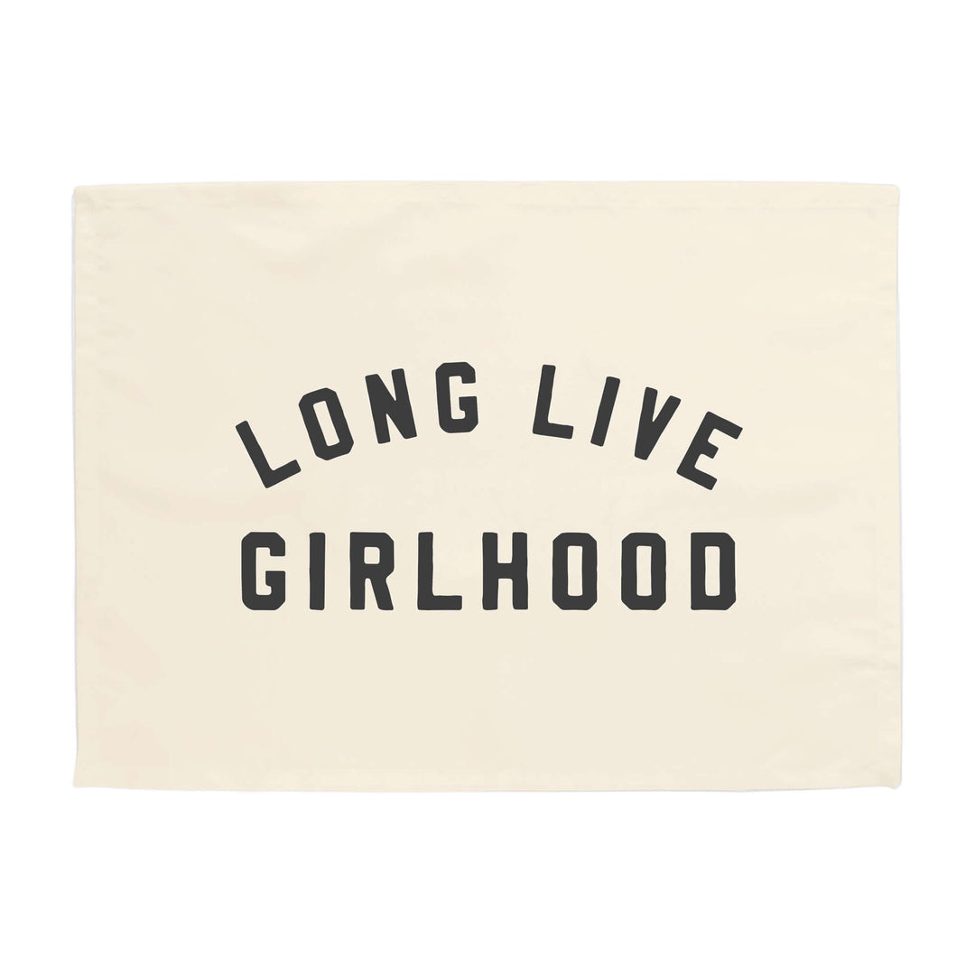 {Natural + Black} Long live Girlhood Banner