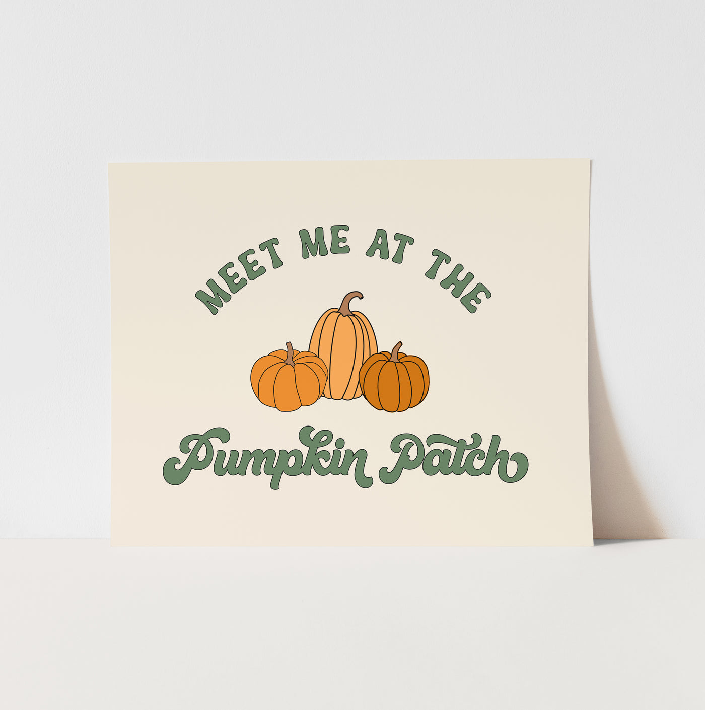 Art Print: {Neutral} Meet Me at the Pumpkin Patch