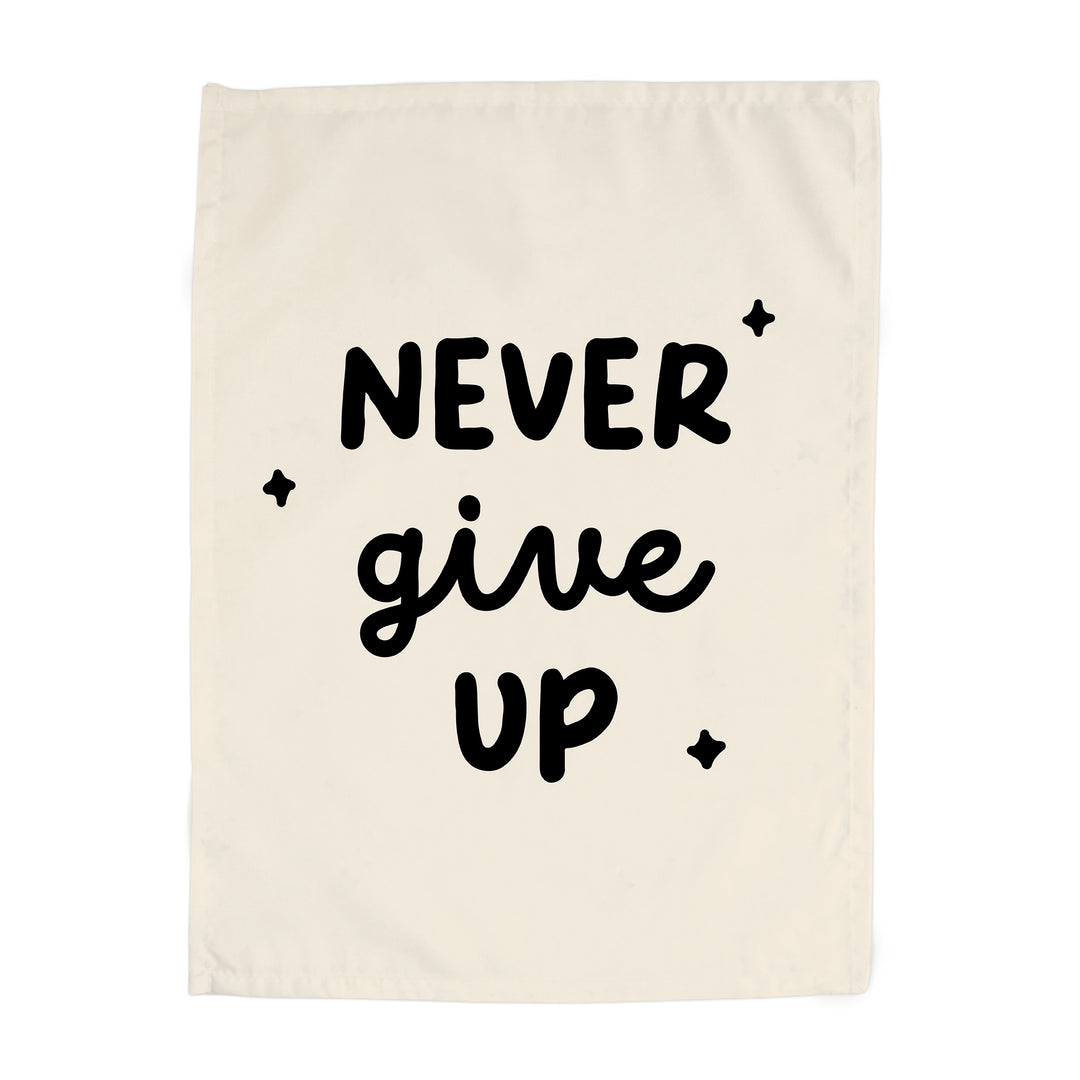 Never Give up Banner