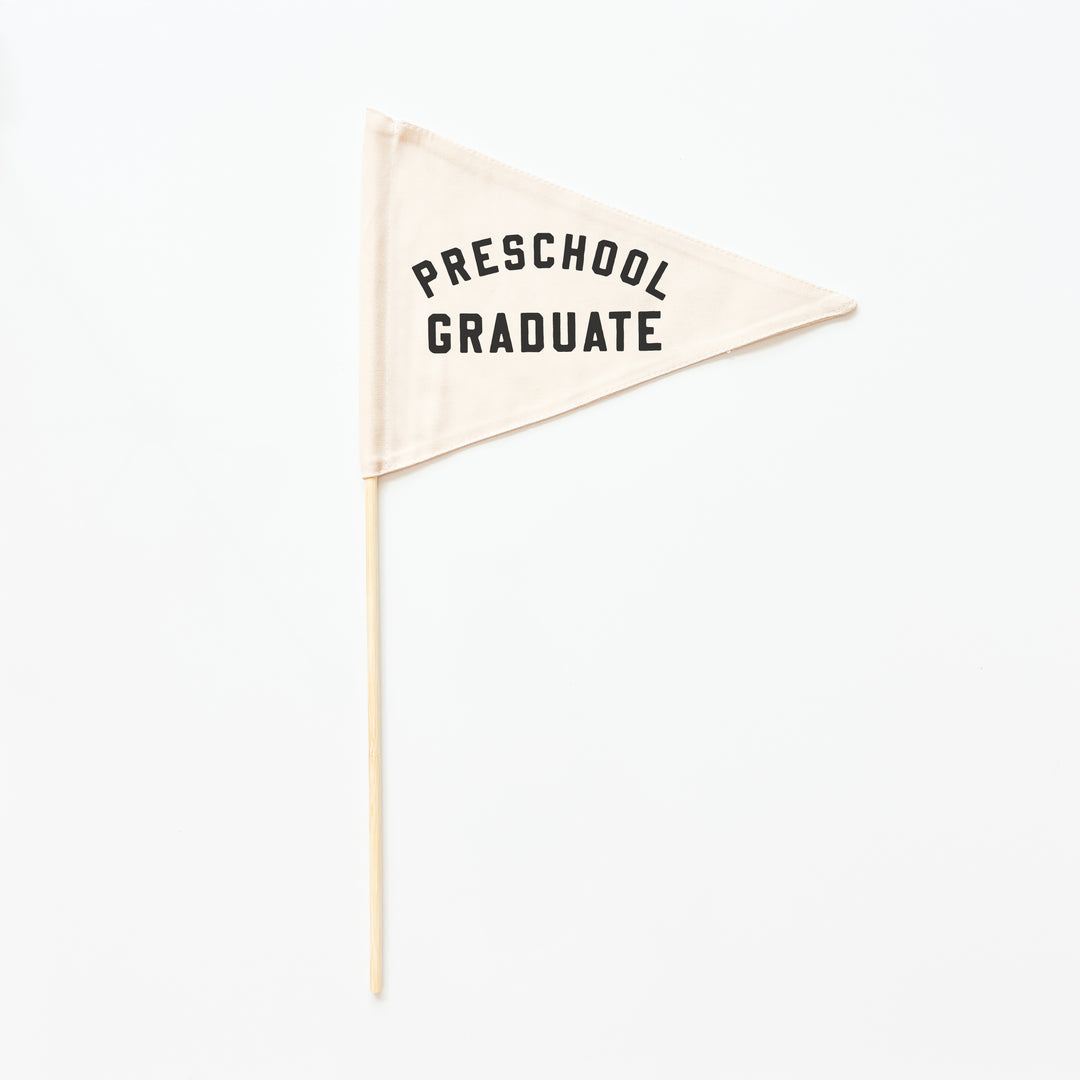 Preschool Graduate Flag {Black}