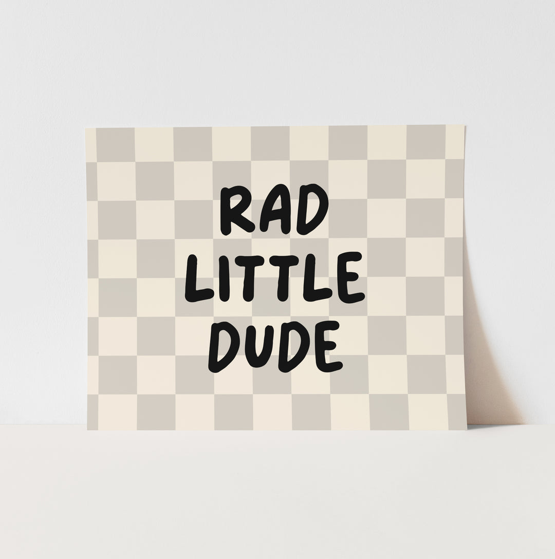 Rad Little Dude Art Print