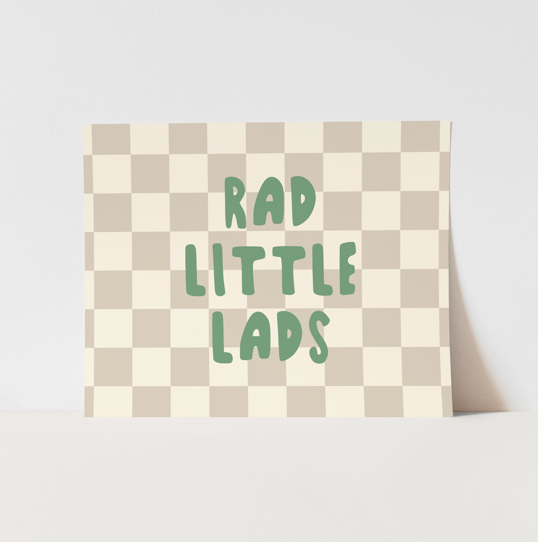 Rad Little Lads Art Print