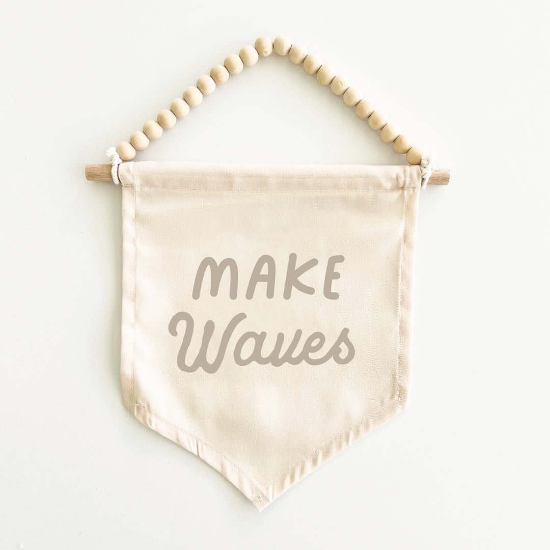 Make Waves Hang Sign
