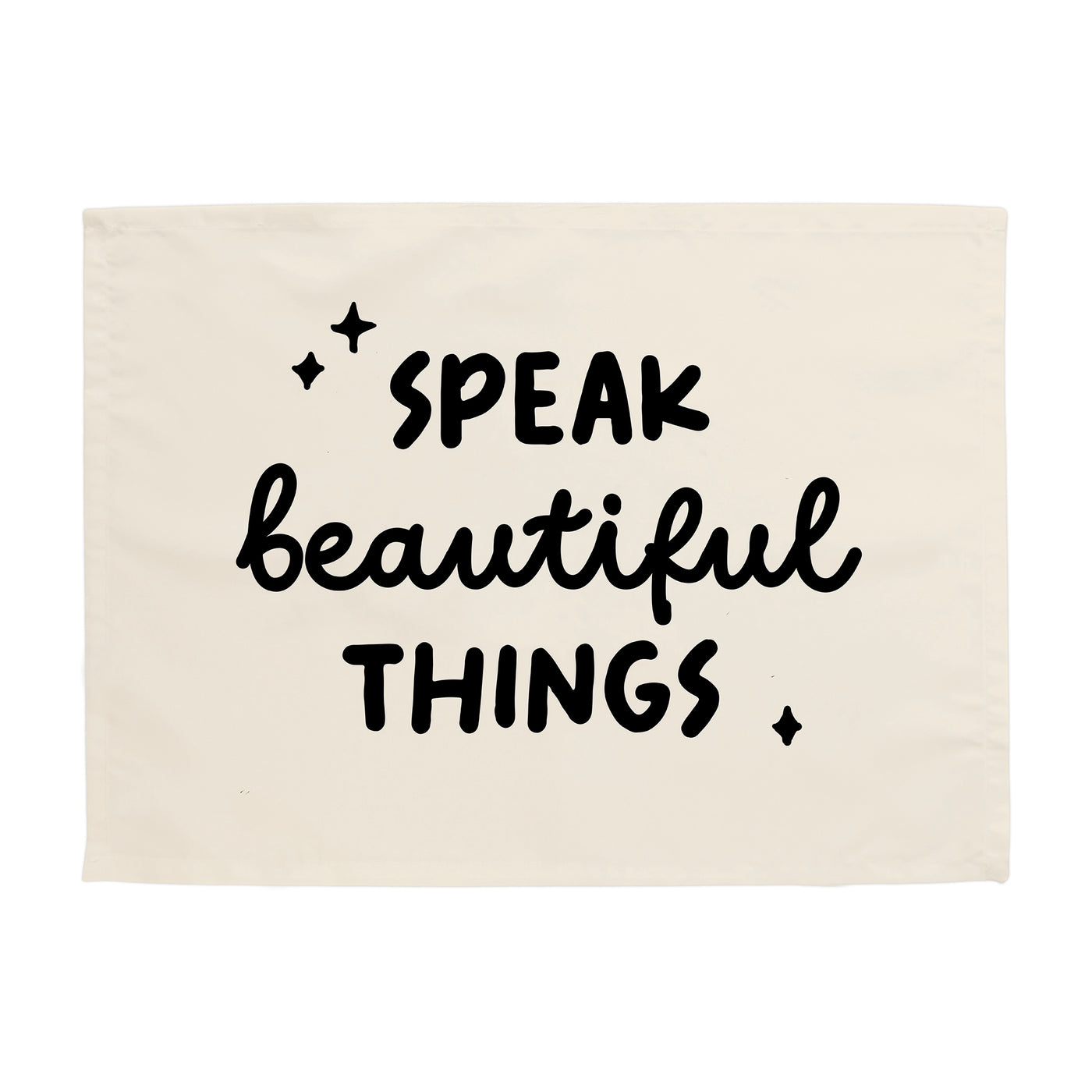 {Natural & Black} Speak Beautiful things Banner