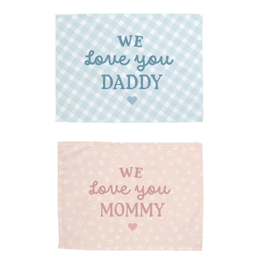 We Love You Daddy and We Love You Mommy Banner Bundle