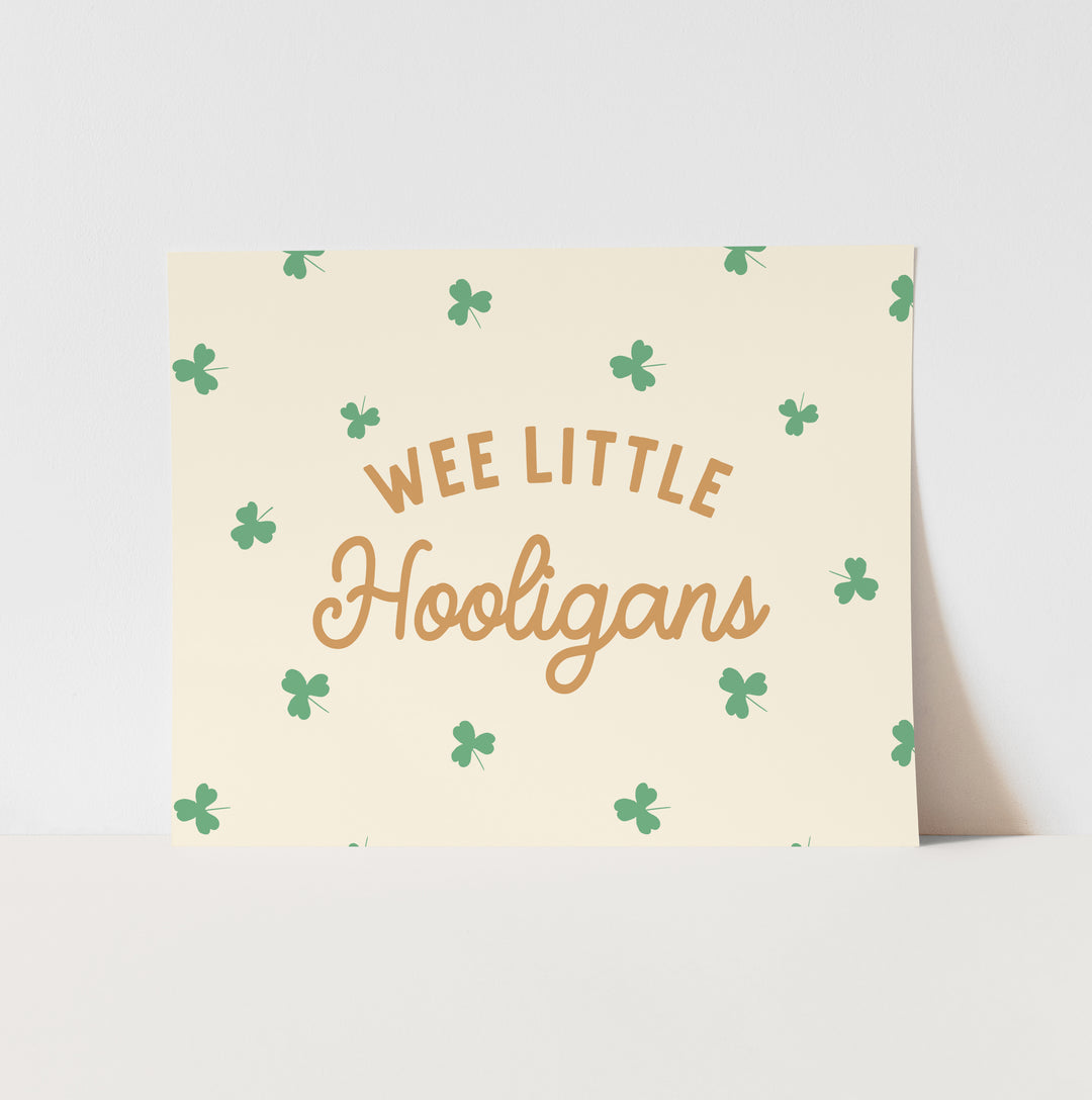 {Neutral} Wee Little Hooligans Art Print