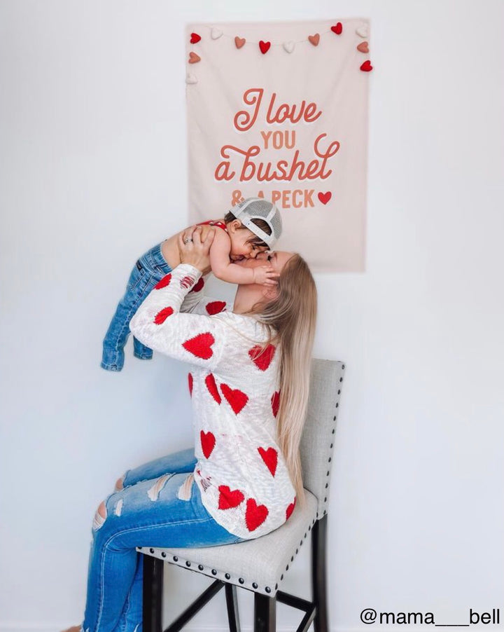 {Neutral} I Love You a Bushel & A Peck Banner