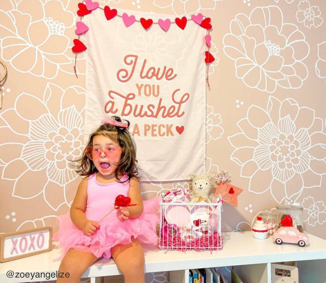 {Neutral} I Love You a Bushel & A Peck Banner