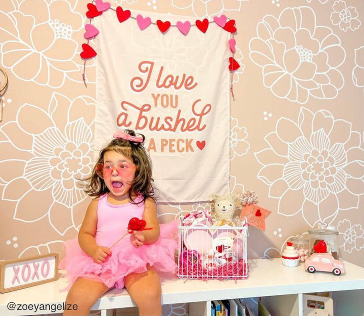 {Neutral} I Love You a Bushel & A Peck Banner