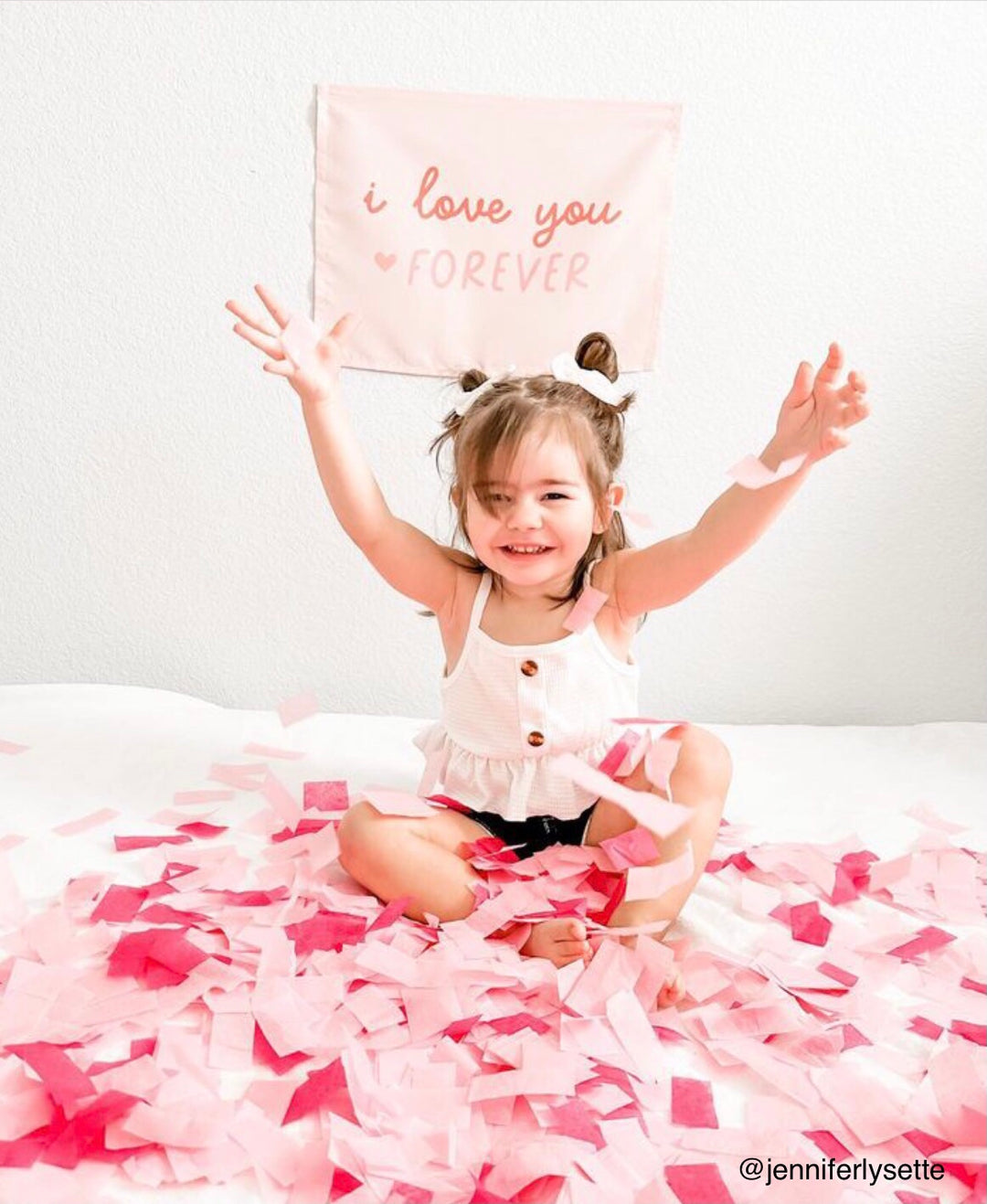 {Pink} Love You Forever Banner