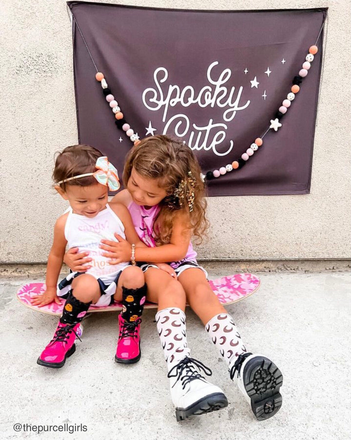 {Black & White} Spooky Cute Banner