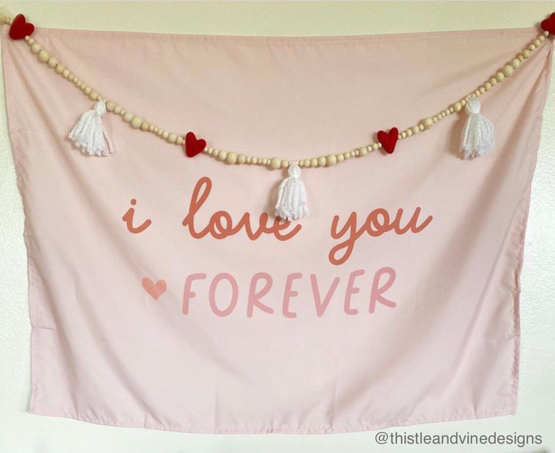 {Pink} Love You Forever Banner