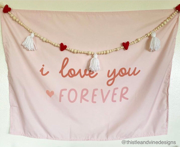 {Pink} Love You Forever Banner