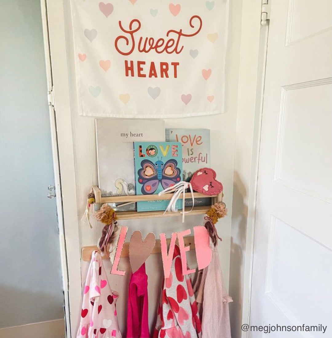{Rainbow Pastel} Sweet Heart Banner