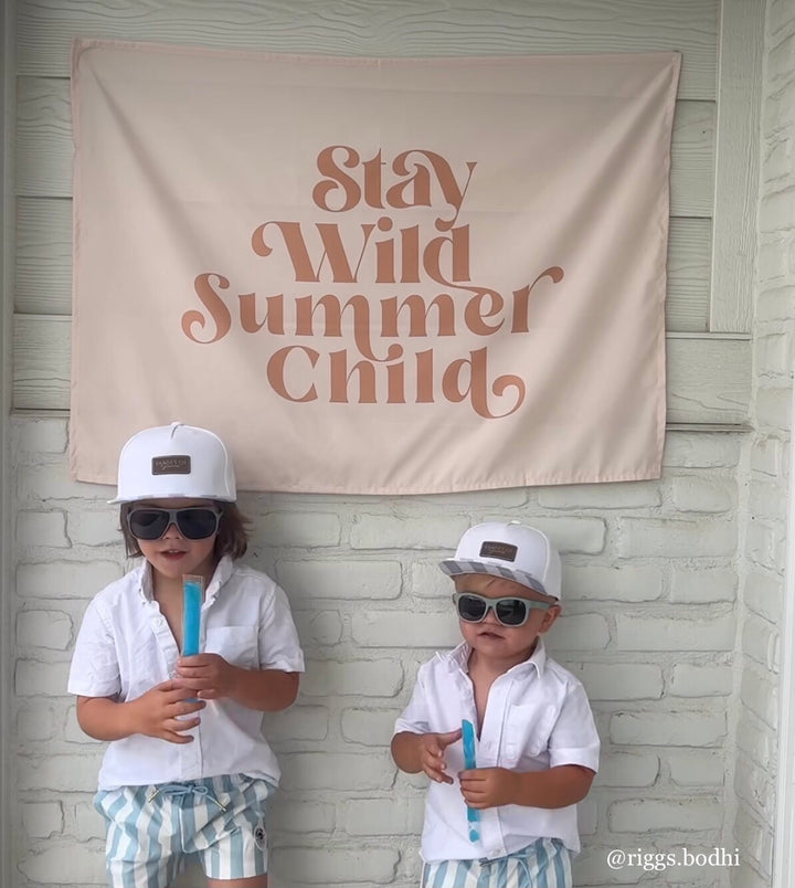 Stay Wild Summer Child Banner