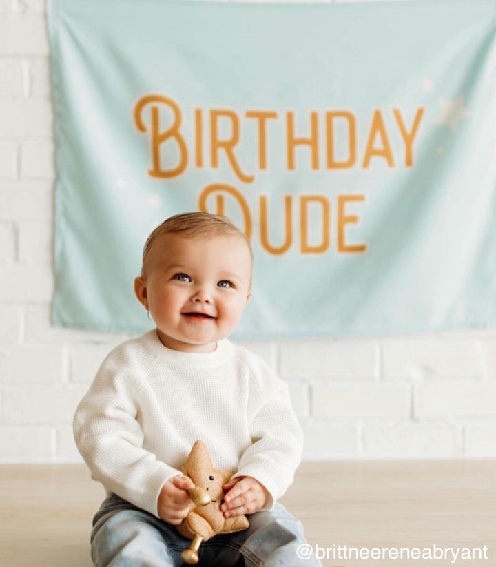Birthday Dude Banner