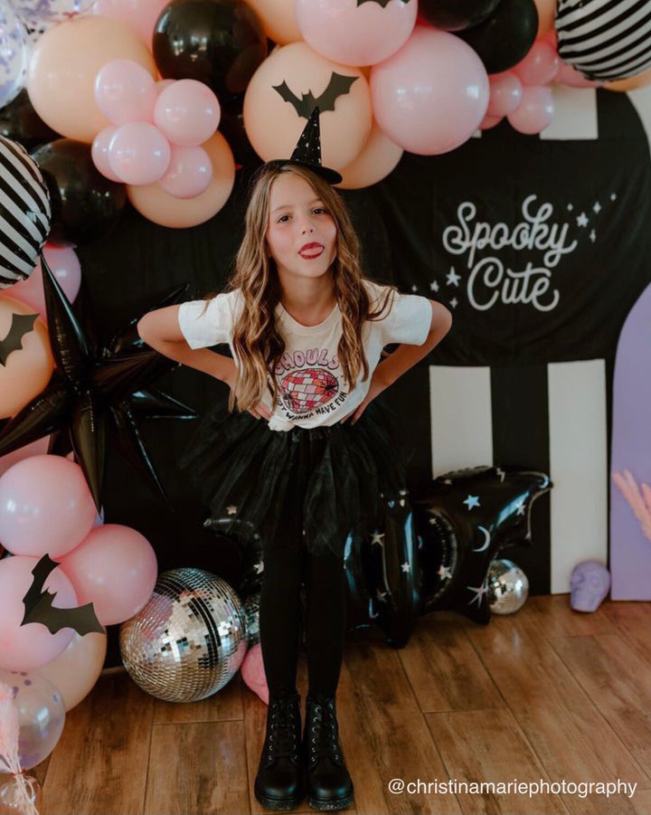 {Black & White} Spooky Cute Banner