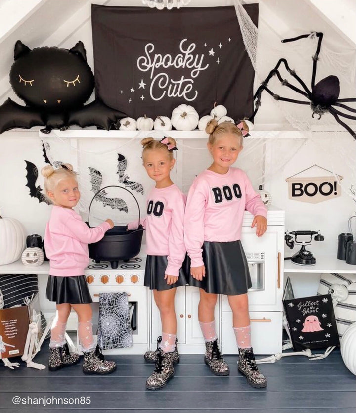 {Black & White} Spooky Cute Banner