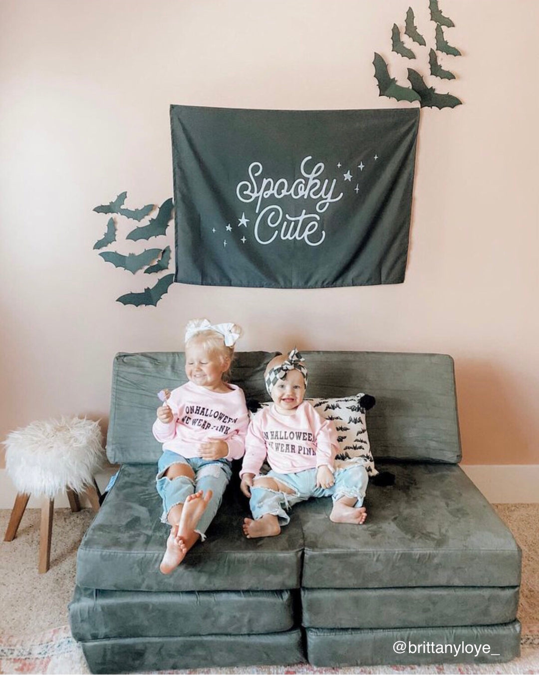 {Black & White} Spooky Cute Banner