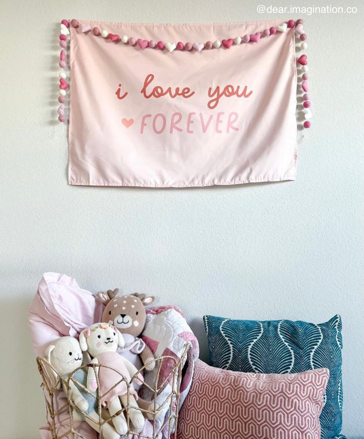 {Pink} Love You Forever Banner