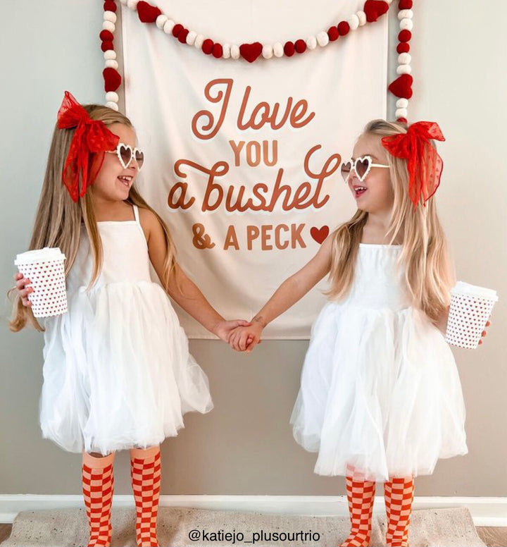 {Neutral} I Love You a Bushel & A Peck Banner