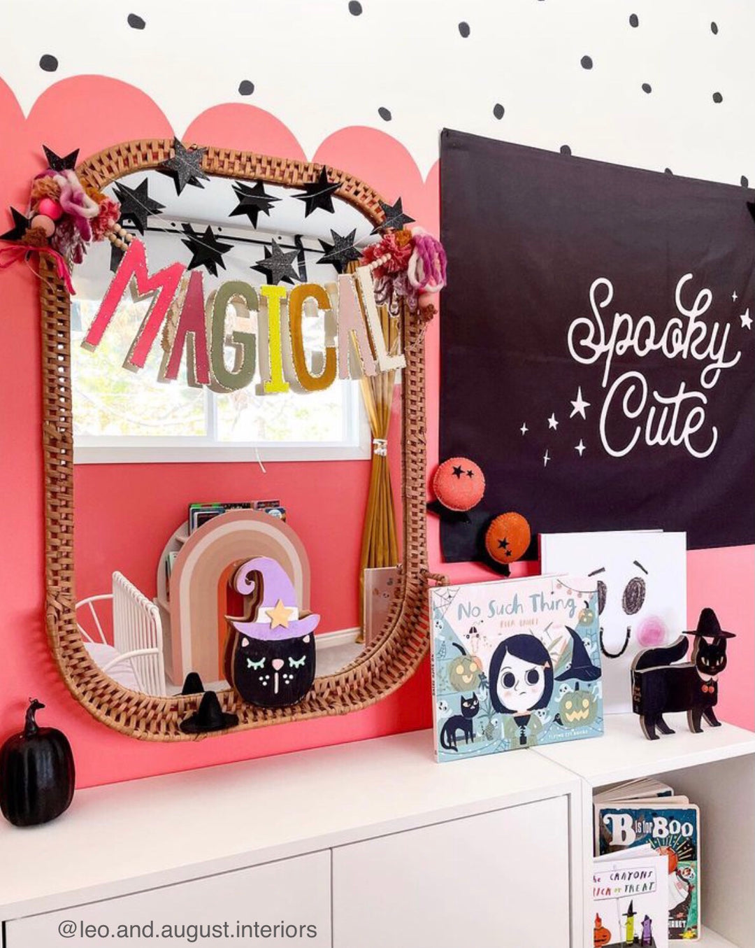 {Black & White} Spooky Cute Banner