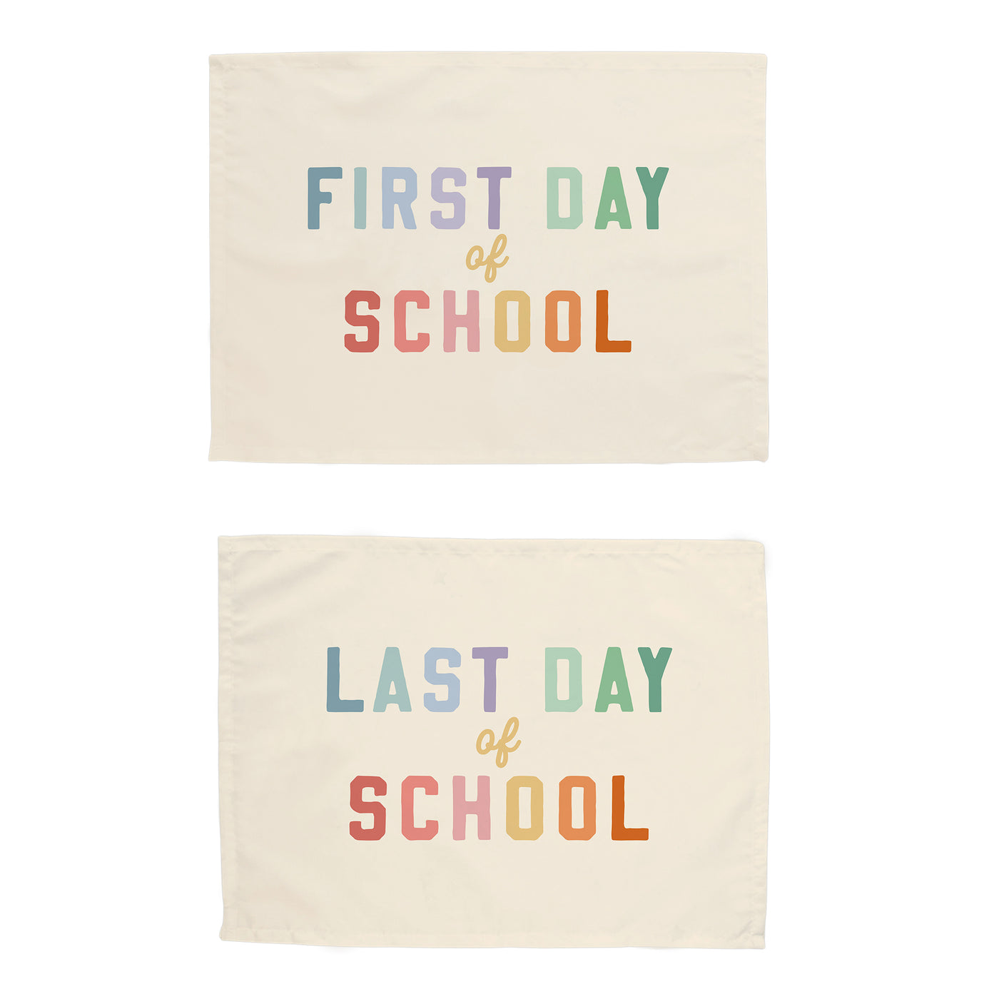 {Rainbow} School Banner Bundle