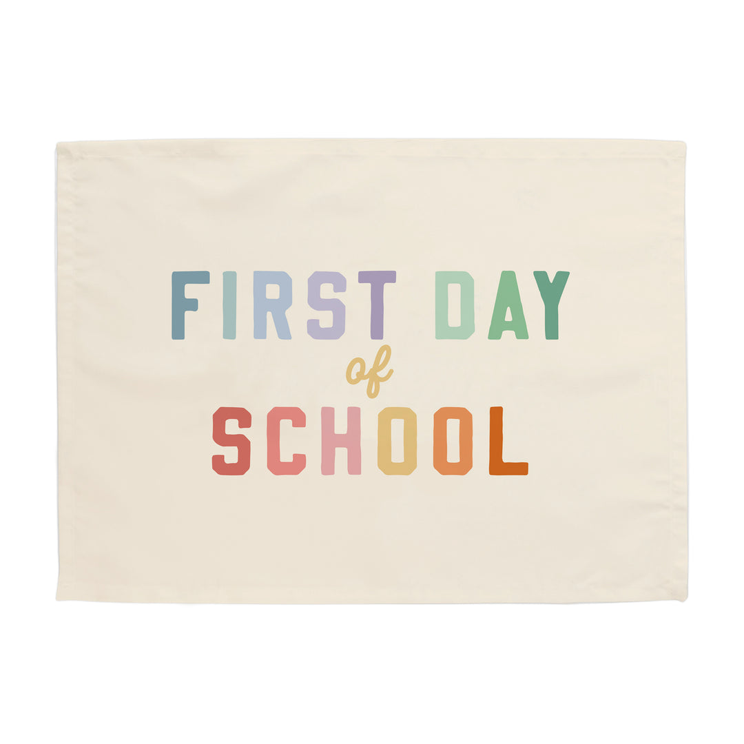 Rainbow First Day of School Banner