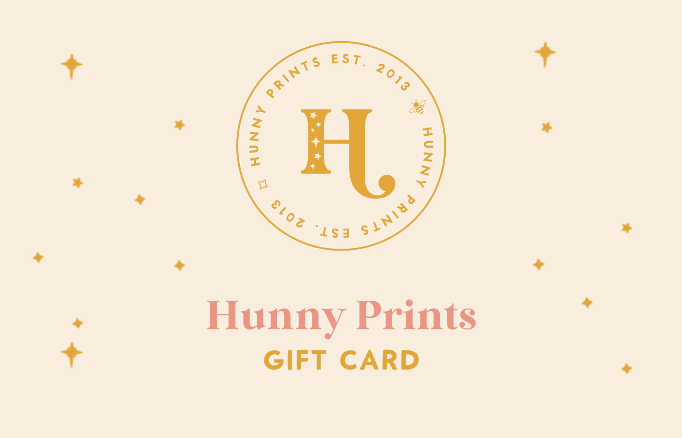 Hunny Prints® Gift Card: Email or Print at Home