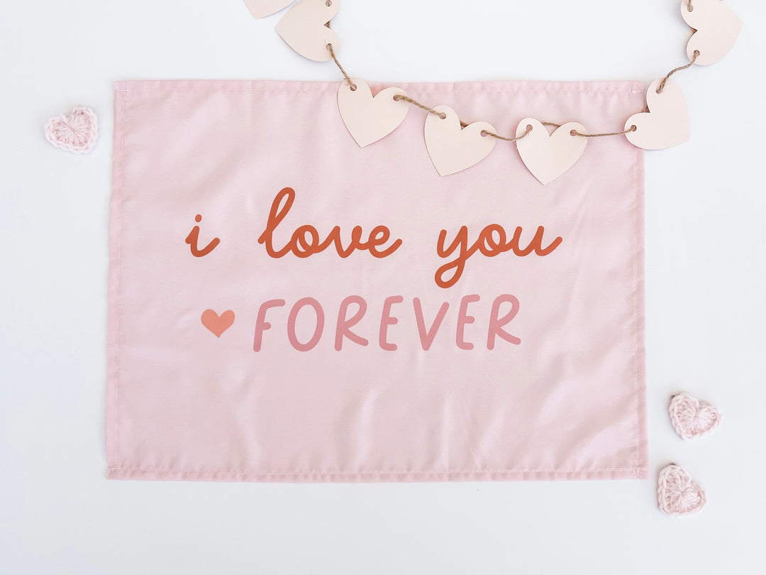 {Pink} Love You Forever Banner