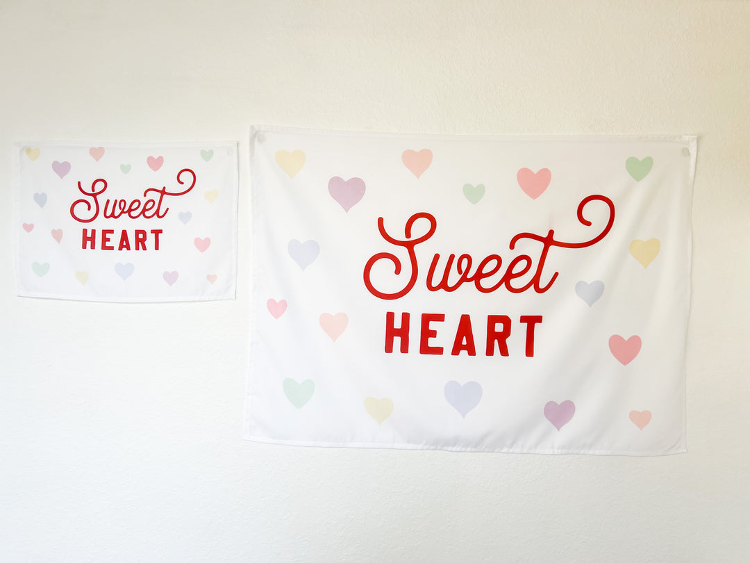 {Rainbow Pastel} Sweet Heart Banner