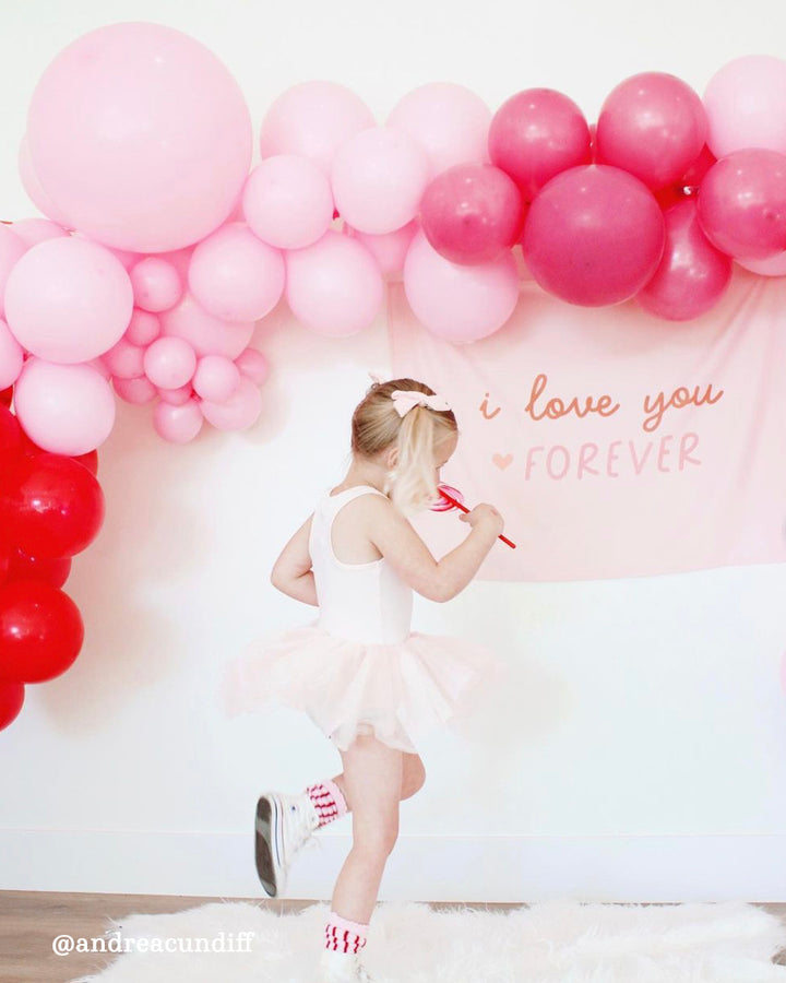{Pink} Love You Forever Banner