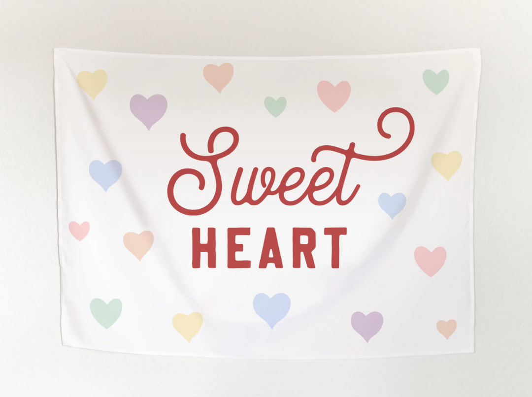 {Rainbow Pastel} Sweet Heart Banner