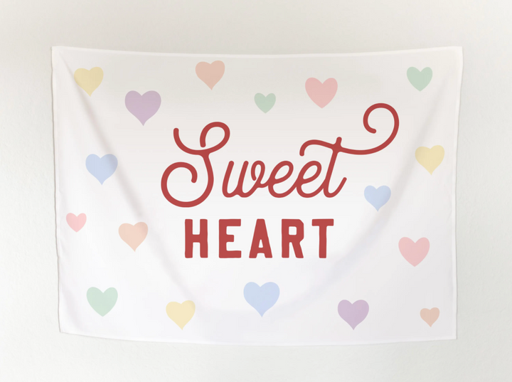 {Rainbow Pastel} Sweet Heart Banner