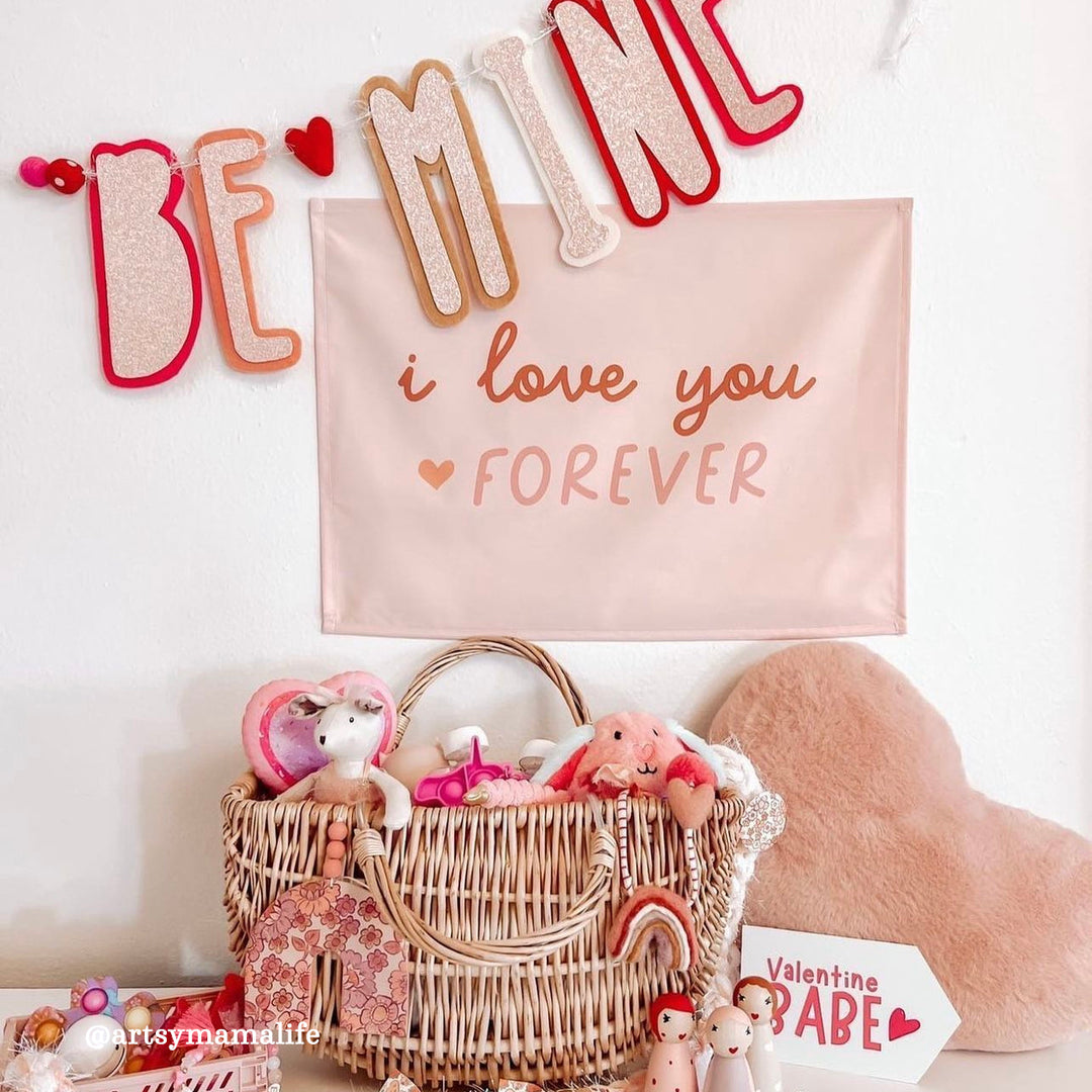 {Pink} Love You Forever Banner