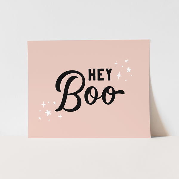 Hey Boo Art Print