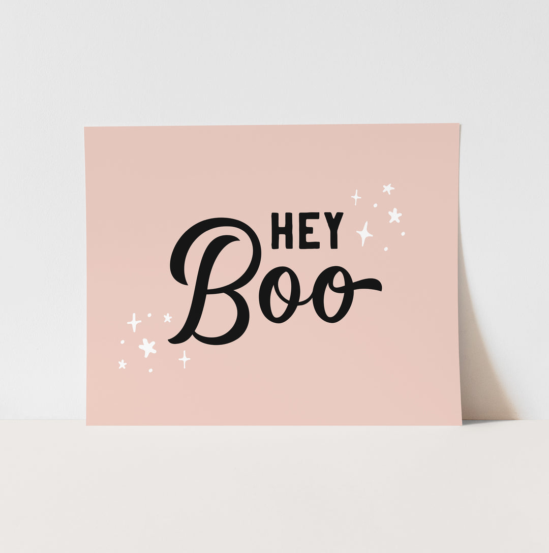 Hey Boo Art Print