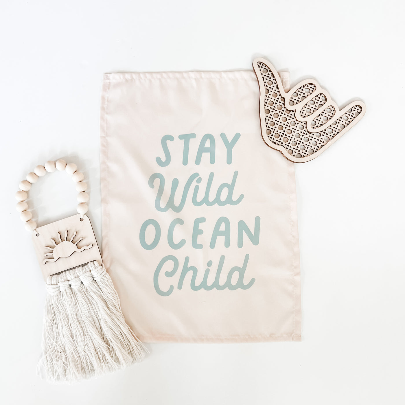 {Tidal Blue} Stay Wild Ocean Child Banner