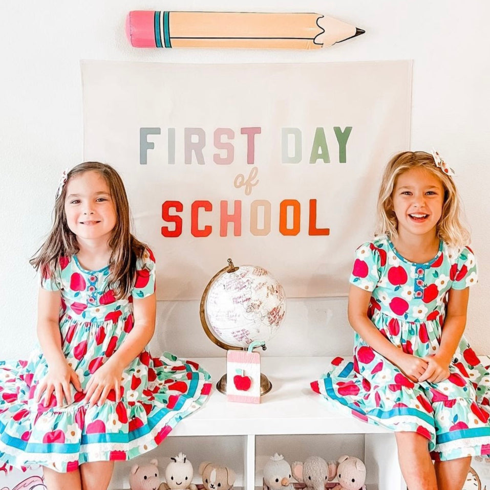 First Day of School Banner Photos