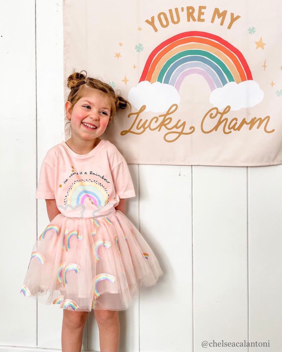 {Neutral Rainbow} You're My Lucky Charm Banner