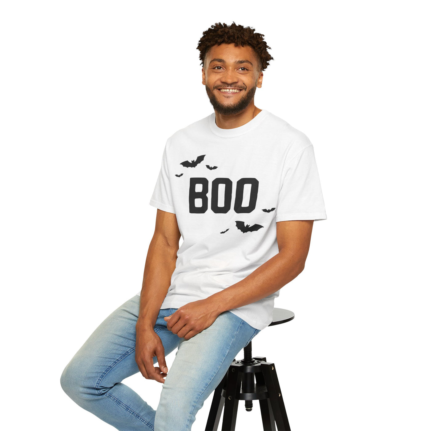 Boo Black Bats T-Shirt {Adult}