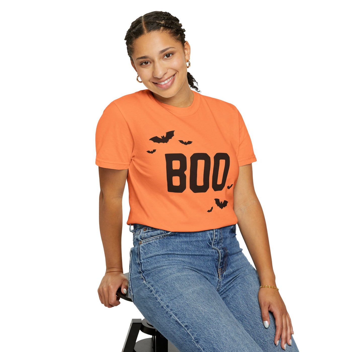 Boo Black Bats T-Shirt {Adult}