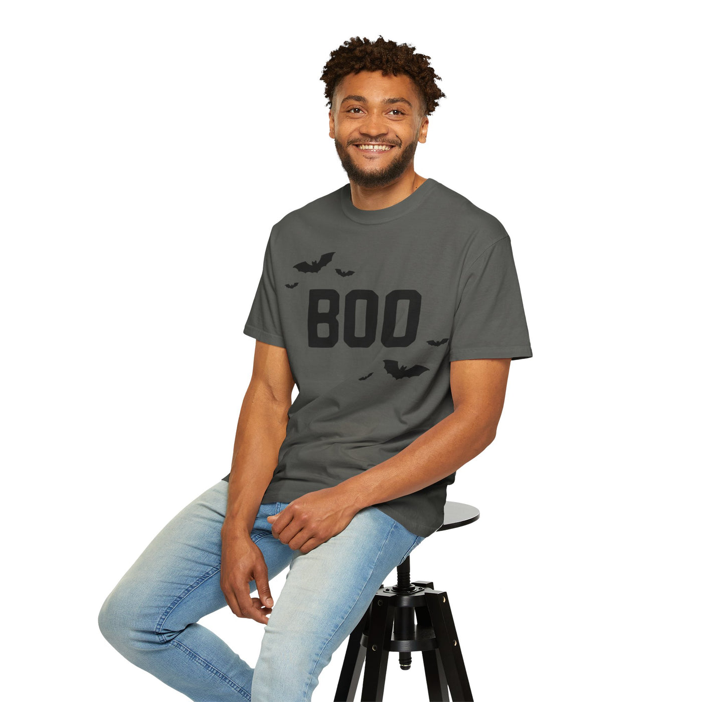 Boo Black Bats T-Shirt {Adult}